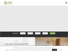 Tablet Screenshot of lycasti-hotel.gr